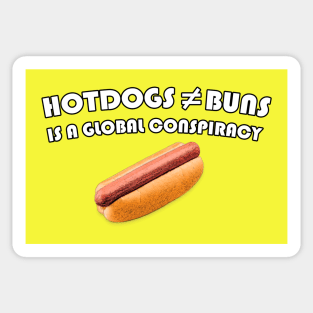 Hotdog Conspiracy Sticker